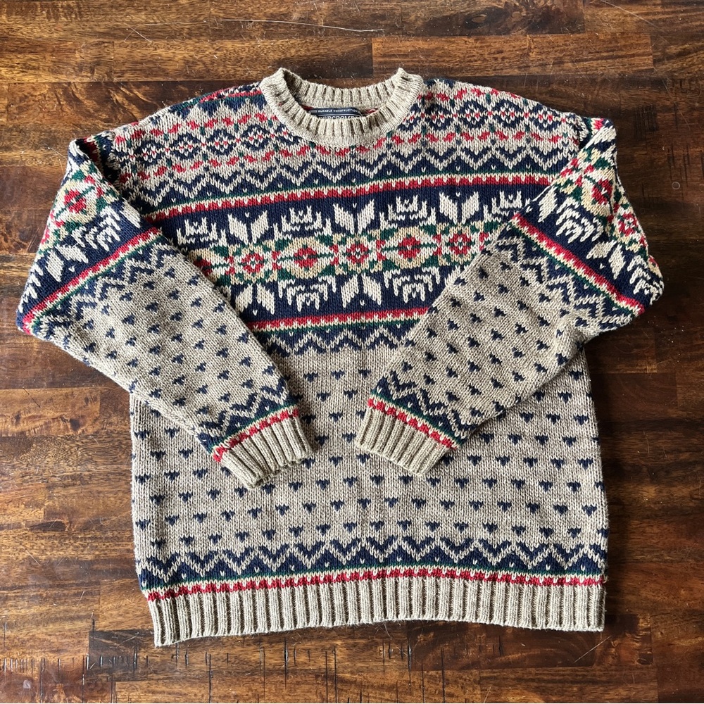 Men's Abercrombie and Fitch Fair Aisle patterned Sweater